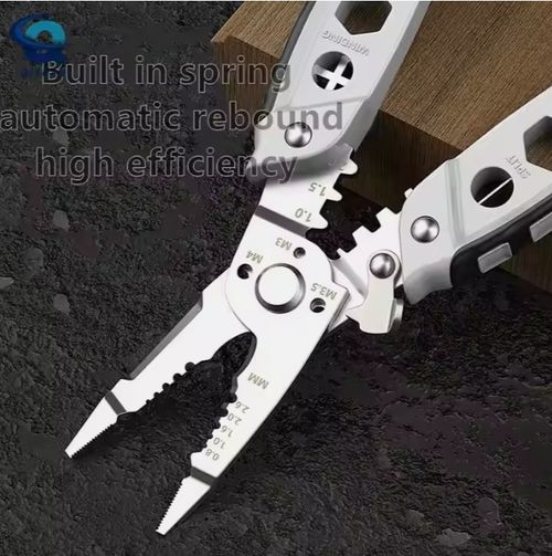 Stainless steel 16-in-1 multi-function wire stripper for electricians