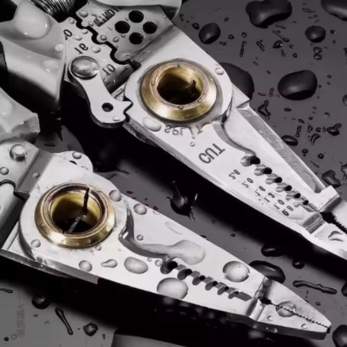 Stainless steel 16-in-1 multi-function wire stripper for electricians