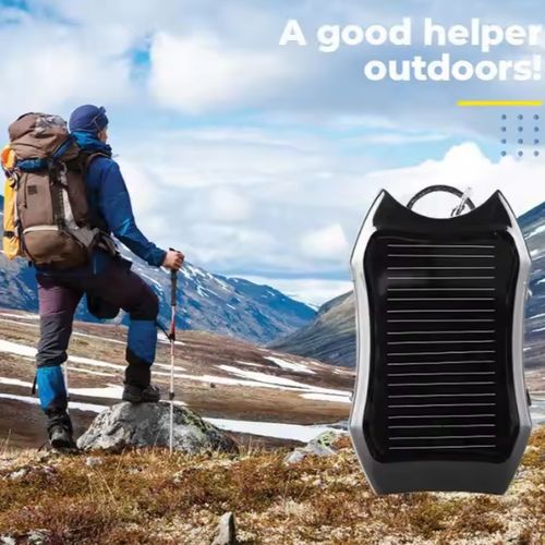 Keychain Emergency Power Banks USB External Solar 1200mAH Fast Charging Power Supply Universal Charging Equipment for mobile
