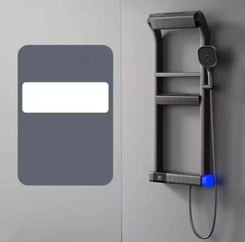 Bathroom Wall-mounted 360 Degree LED Intelligent Digital Display Thermostatic Bathroom Shower Set Shower Panels