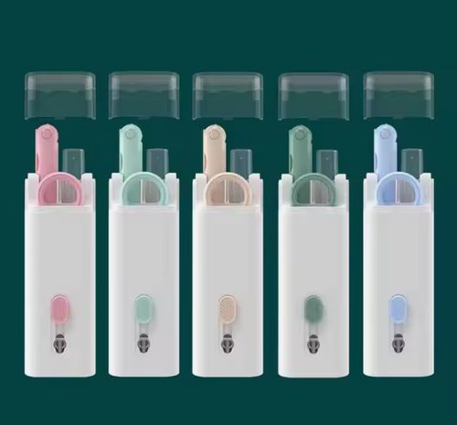 7 in 1 Keyboard Cleaning Kit with Brush Multifunctional Cleaner Set for Airpods pro Laptop Phone Electronic Cleaner kit