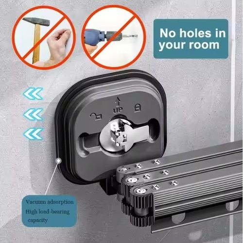 New Arrival Metal Wall Hanger Foldable Custom Cloths Hanger Space Saving Cloths Stand For Household