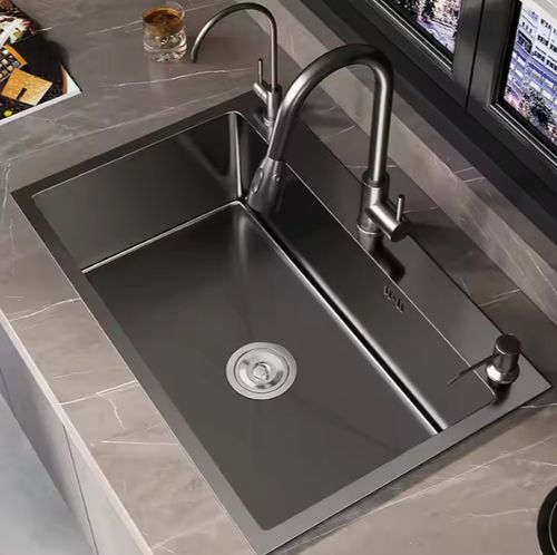 Handmade Brushed Stainless Steel Farmhouse Kitchen Sink