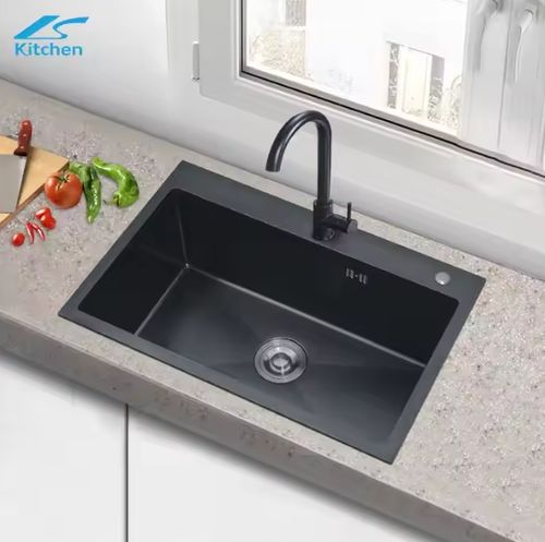 Handmade Brushed Stainless Steel Farmhouse Kitchen Sink