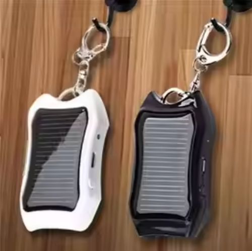 Keychain Emergency Power Banks USB External Solar 1200mAH Fast Charging Power Supply Universal Charging Equipment for mobile
