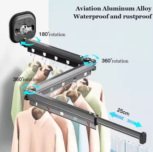 New Arrival Metal Wall Hanger Foldable Custom Cloths Hanger Space Saving Cloths Stand For Household