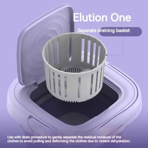 In stock 8L Electric Mini Foldable Washing Machine Mini Washing Machine Portable With Dryer