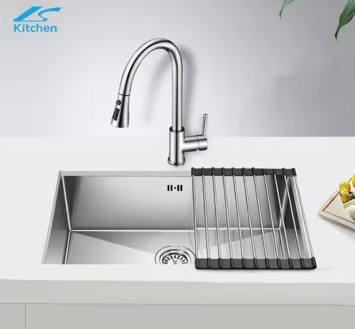 Handmade Brushed Stainless Steel Farmhouse Kitchen Sink
