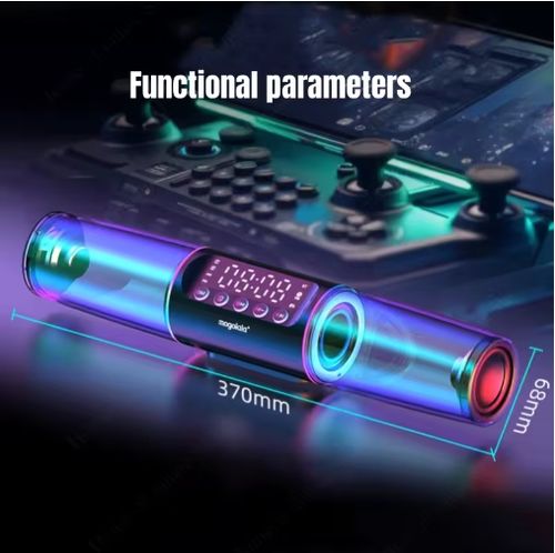 Wireless Bluetooth Speaker - Powerful Bass, HD Sound for Gaming & Home (Portable)