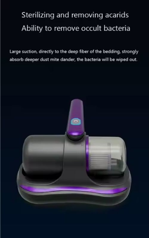 Portable Handheld Cordless Mattress Vacuum Cleaner for Bed, Cloth Sofas, Pillows, Carpets