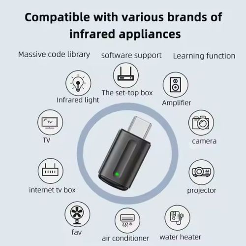 New IR Universal Remote Control For TV Box Air Conditioning APP Control Infrared Appliances Mini Adapter For Micro USB Ty