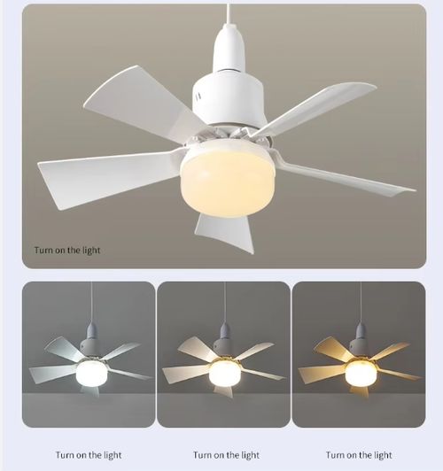 Modern Ceiling Fan (with light and remote control) and White Ceiling Fan (with light 30W)