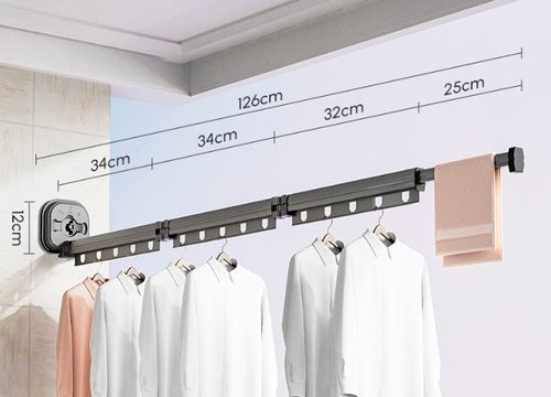New Arrival Metal Wall Hanger Foldable Custom Cloths Hanger Space Saving Cloths Stand For Household