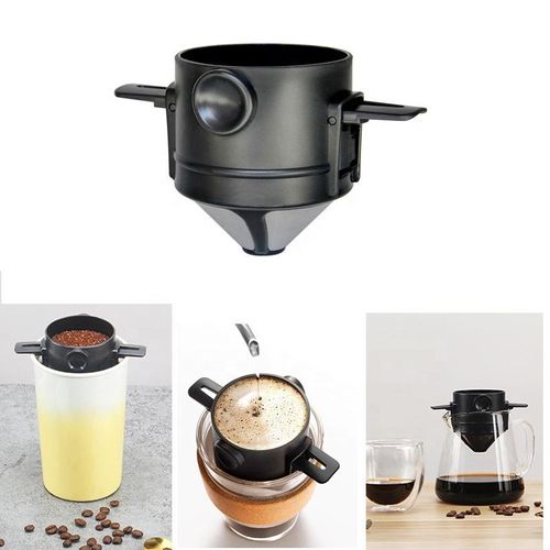 On-the-Go Reusable Coffee Dripper – Brew Fresh, Waste Less!