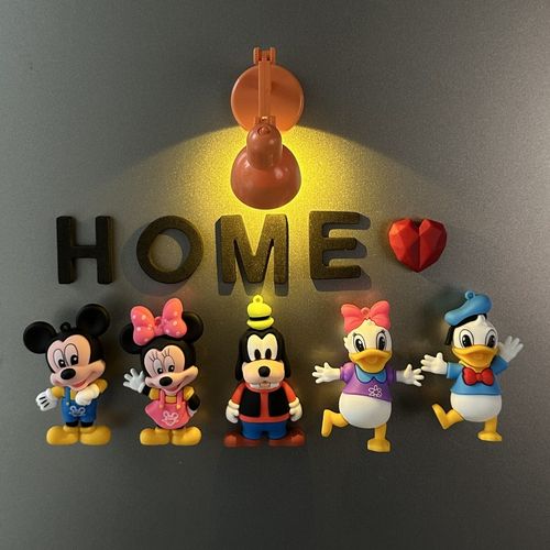Adorable Mickey Mouse 3D Fridge Magnet Full Set - Disney Magic in One Pack!