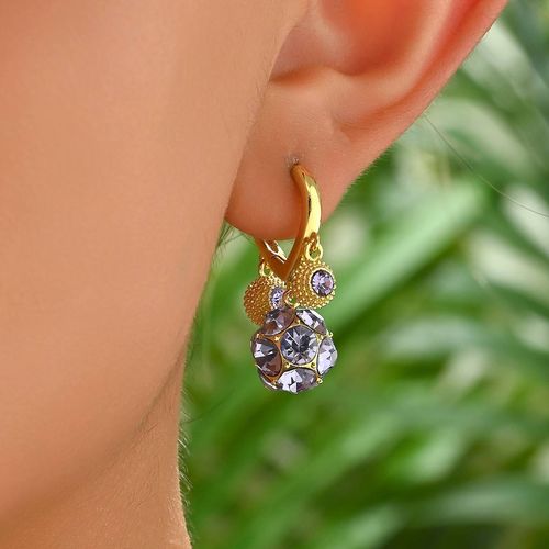 Sparkle Daily with Dainty Diamond-Inlaid Sphere Huggie Earrings