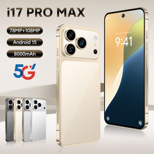 6.9 Gold 5G Smartphone - 8000mAh Battery + 108MP Camera! Global Dual SIM & Face Unlock