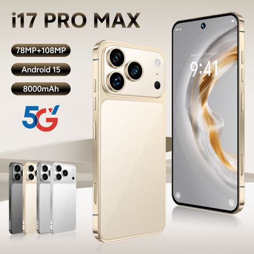 6.9 Gold 5G Smartphone - 8000mAh Battery + 108MP Camera! Global Dual SIM & Face Unlock