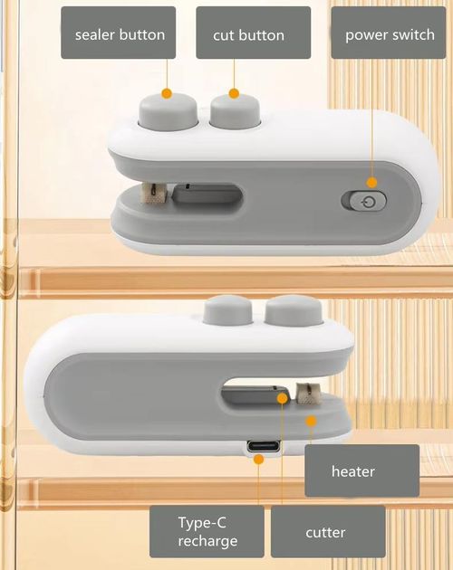 Compact Mini Sealer – Keep Snacks Fresh & Dry at Home!