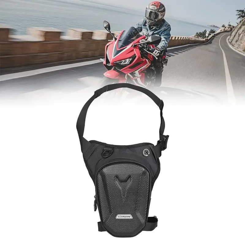 Durable Motorcycle Leg Bag | Water-Resistant Outdoor Tactical Pack for Men