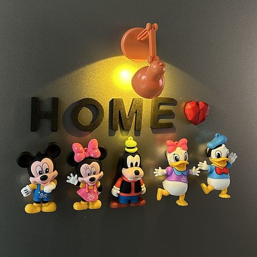 Adorable Mickey Mouse 3D Fridge Magnet Full Set - Disney Magic in One Pack!