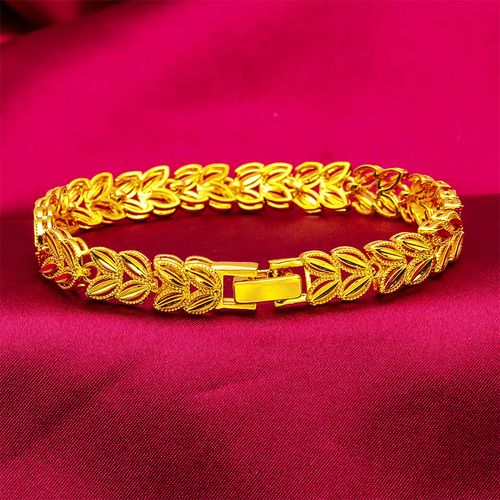 Custom Sand Gold Bracelet - Timeless Elegance for Every Moment ✨