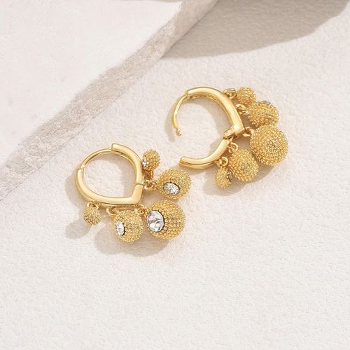 Elevate Your Style with Luxury Durian Ball Earrings – Chic & Unique!