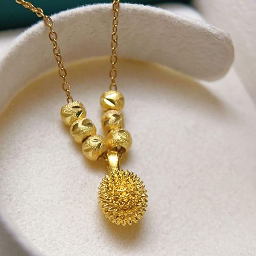 Sweet & Unique Durian Necklace – A Hot Pick for Trendsetters!
