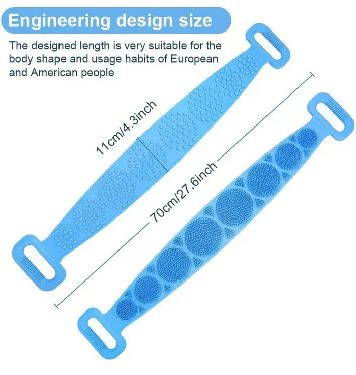 Painless Exfoliating Bath Mitt – Effortlessly Remove Dead Skin for Silky Smooth Skin!