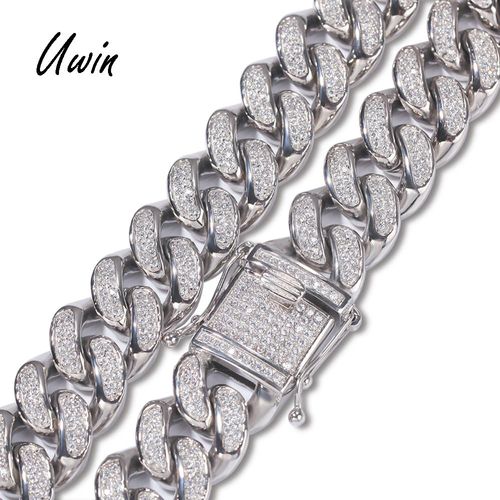 Sleek Cuban Link Bracelet – Sparkly Alloy with Crystals, Unisex Hip-Hop Style for All