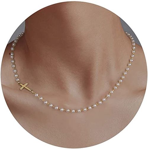 Elegant Minimalist Faux Baroque Pearl Necklace – Timeless Charm for Every Look ✨