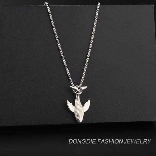 Whale Fall Long Necklace - Timeless Elegance for Men Versatile Style ✨
