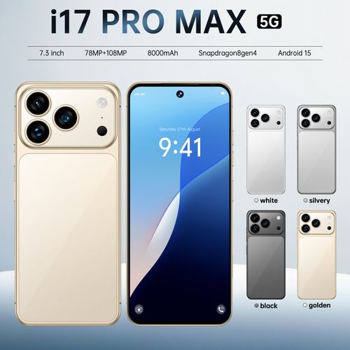 6.9 Gold 5G Smartphone - 8000mAh Battery + 108MP Camera! Global Dual SIM & Face Unlock