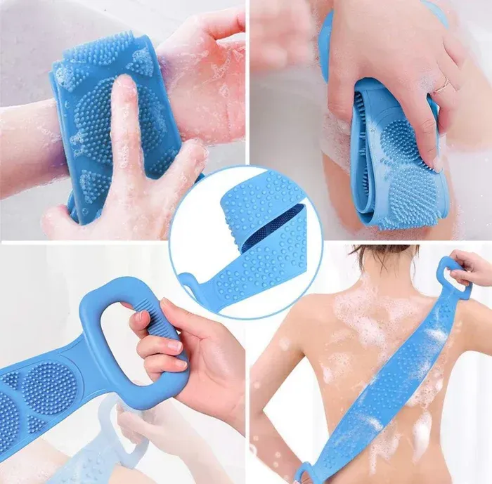 Painless Exfoliating Bath Mitt – Effortlessly Remove Dead Skin for Silky Smooth Skin!