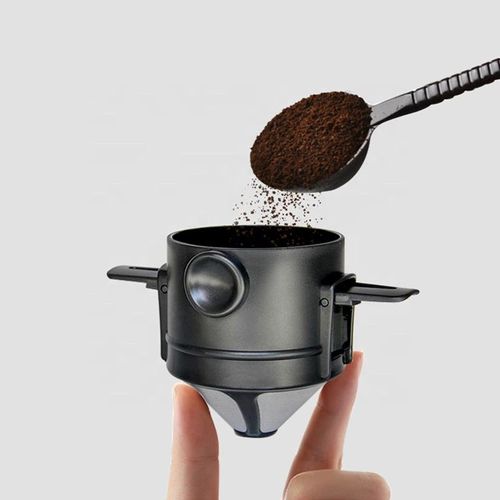 On-the-Go Reusable Coffee Dripper – Brew Fresh, Waste Less!