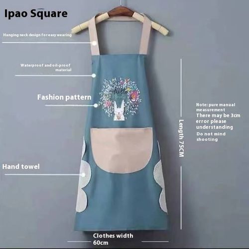Stylish Waterproof Apron – Keep Clean & Chic in the Kitchen! Cooking messy meals? This feminine apron has you covered! It repels