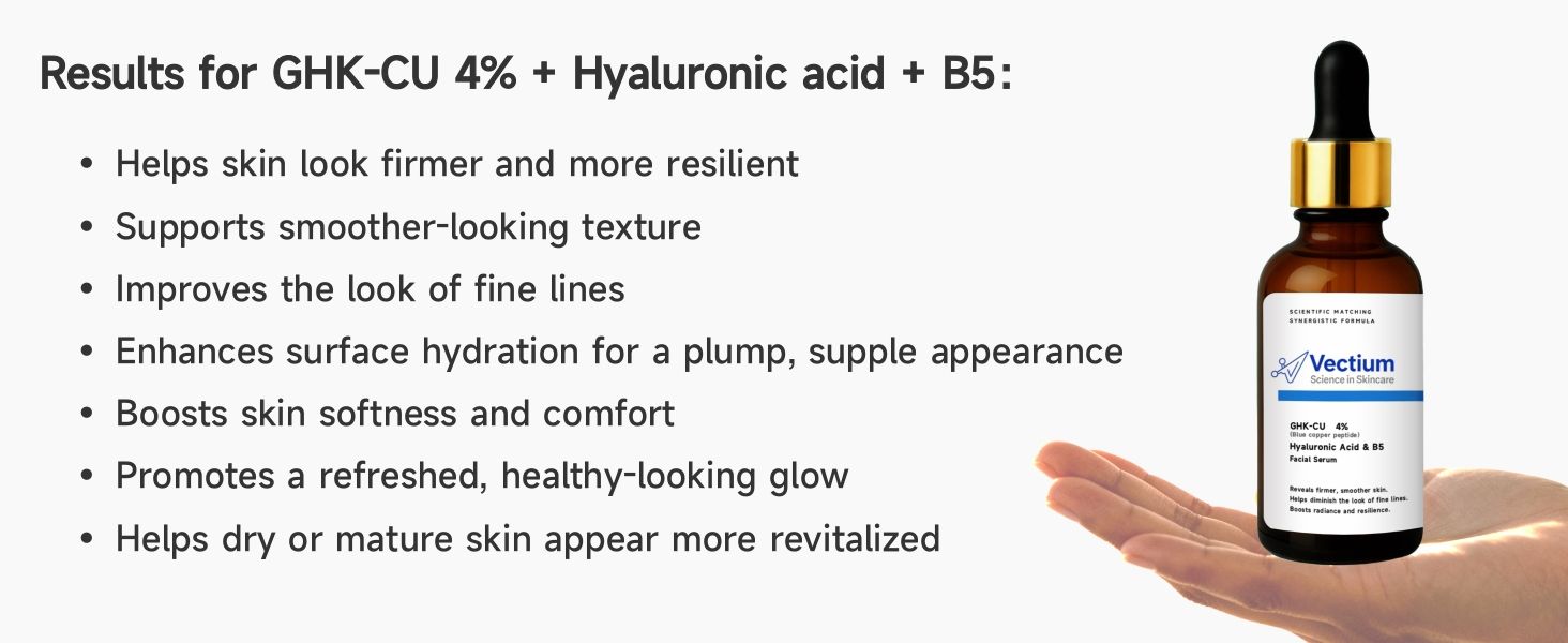 Vectium Serum Applied on Skin - Lightweight Texture