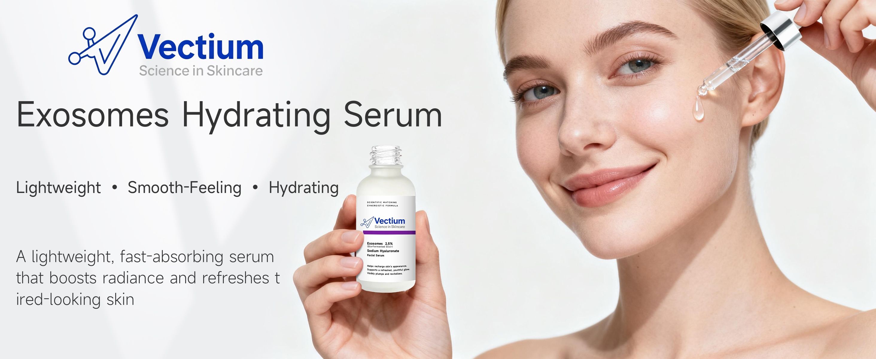 Vectium 2.5% Exosomes Serum - Revitalize Tired Dull Skin