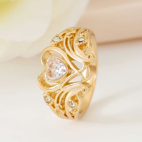 Heart-shaped ring