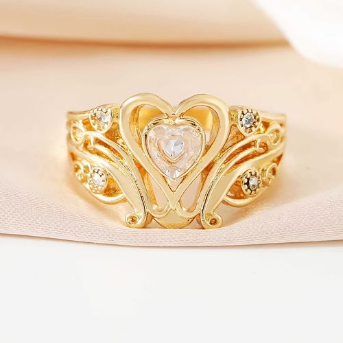 Heart-shaped ring