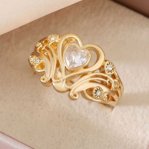 Heart-shaped ring