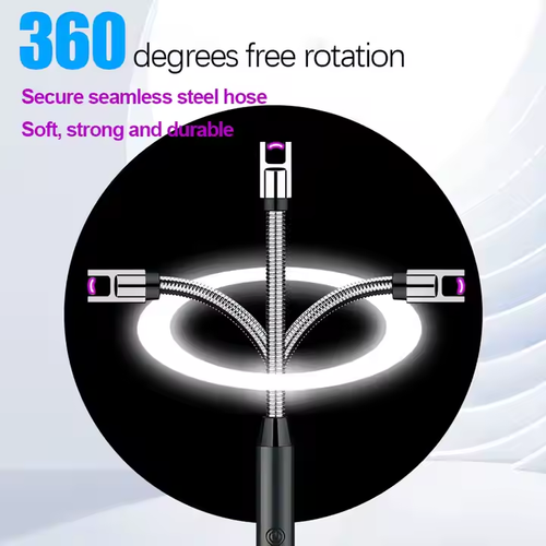 Multi-Function Arc Lighter Single Plasma Lighters Rechargeable USB Electric BBQ Lighter for Kitchen Candle