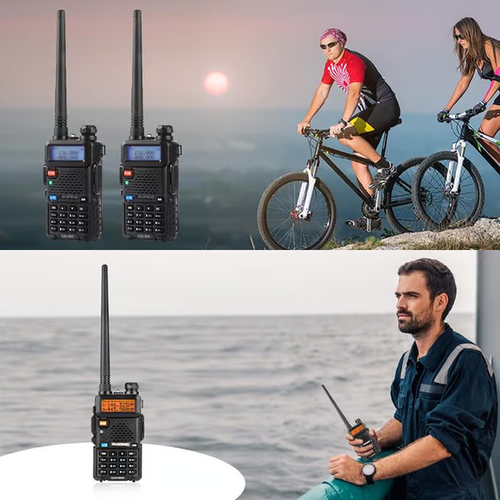 UV-5R 8W Dual Band Rechargeable Walkie Talkie Portable Two-Way Radios