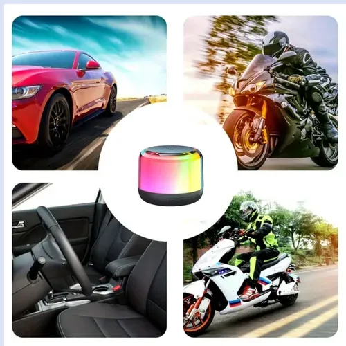 Wireless Bluetooth Speaker Trendy Music Bedside Lamp Dimmable Warm White Light &RGB Color Changing
