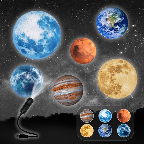 Bedroom projection lamp, planetary projection lamp
