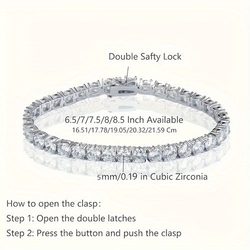 Zircon Tennis Bracelet