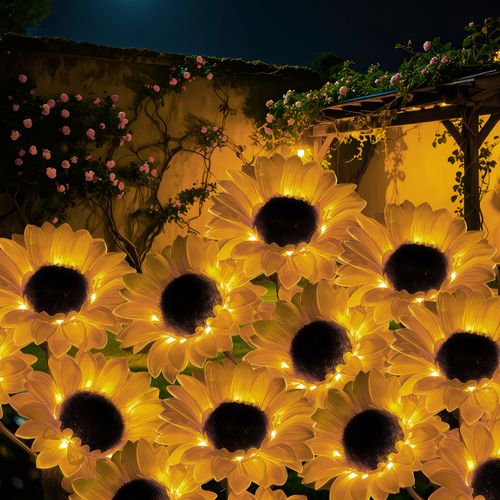 Sunflower Solar Garden Stake Lights