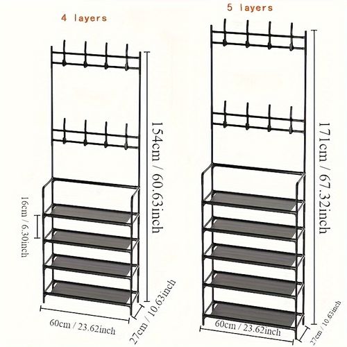 Shoe and Hat Rack