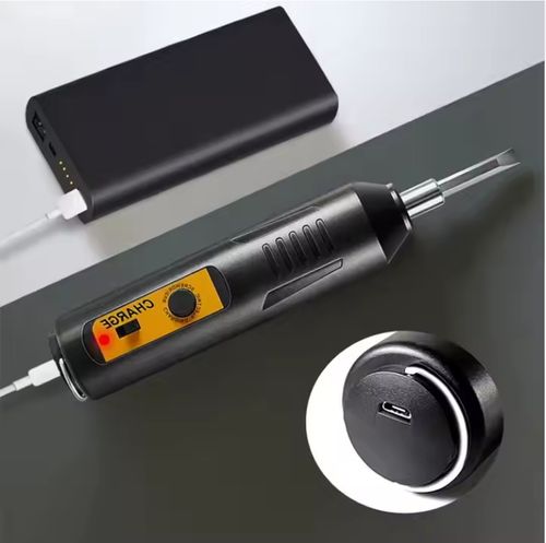 Mini conjunto de chave de fenda elétrica recarregável portátil broca elétrica doméstica de precisão ferramenta de reparo inteligente chave de fenda classe industrial bateria sem fio alimentada