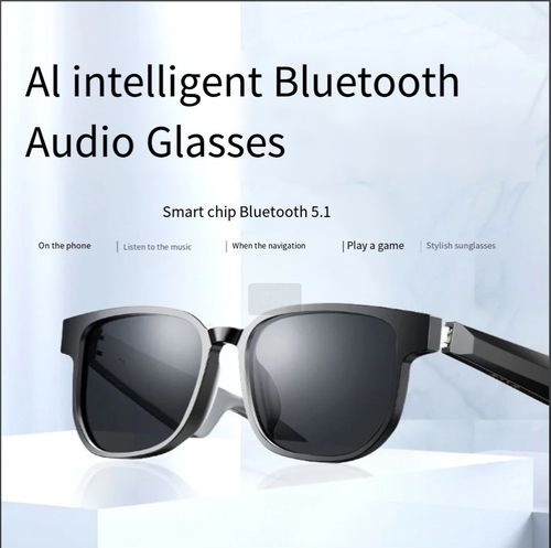 Smart Glasses Drivers Fone de Ouvido Azul Anti-azul Especial AI Áudio Grátis Ambas as Orelhas